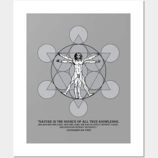 VITRUVIAN MAN Posters and Art